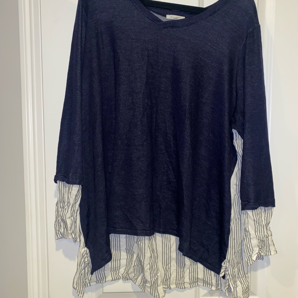 Ava James ruffle top